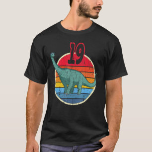 T-shirt 19e anniversaire I Brachiosaurus Diplodocus I Fami