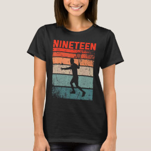 T-shirt 19e Anniversaire Retro Tennis 19 ans Garçon fille