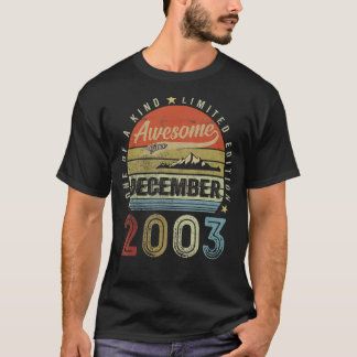 T-shirt 19e anniversaire stupéfiant depuis décembre 2003 1