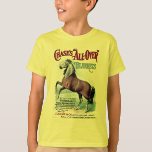 T-shirt 19e C. Couvertures Chase Horse