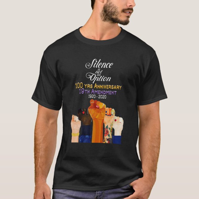 T-shirt 19ème Amendement XIX Suffragette 100 ans Anniversa (Devant)