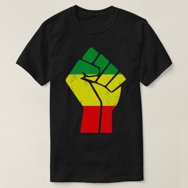 T-shirt 19ème Histoire noire American African June Pro (Design devant)