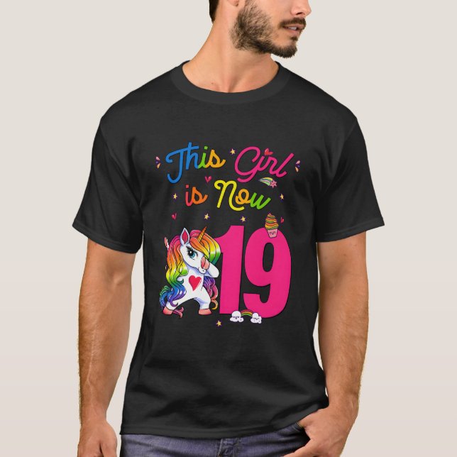 T-shirt 19Th This Is Now 19 Unicorn Py (Devant)