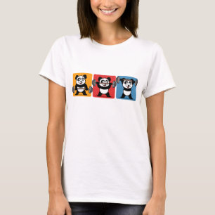 T-shirt 1-2-3 panda d'haltérophilie