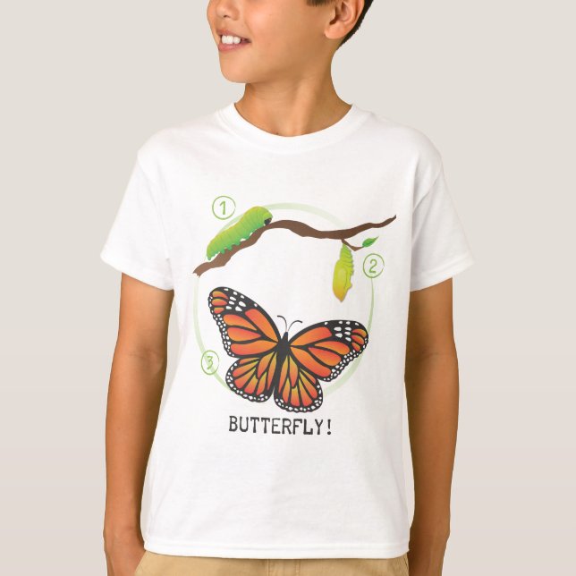 T-shirt 1-2-3 papillon ! (Devant)