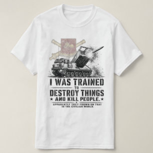 T-shirt 1-33 Artillerie de campagne MLRS