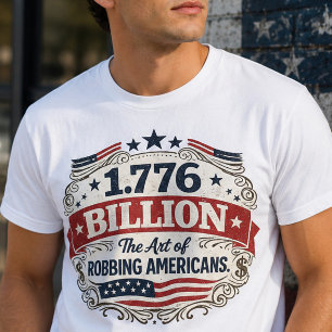 T-shirt 1,776 milliard chemise de protestation