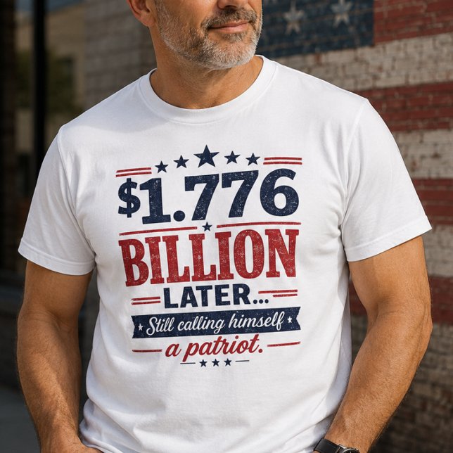 T-shirt « 1,776 milliard plus tard, un patriote » (Créateur téléchargé)