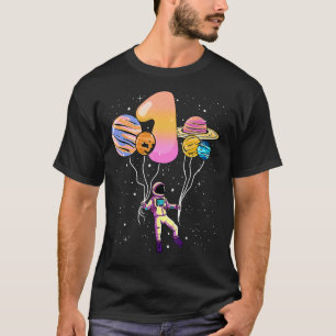 T-shirt 1 ans 1er anniversaire garçon astronaute avion spa