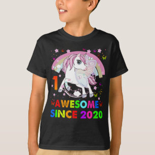 T-shirt 1 Ans Unicorn Cutie 1er Anniversaire Unicorn