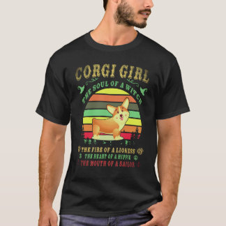 T-shirt 1 Corgi L'Âme D'une Sorcière Corgi