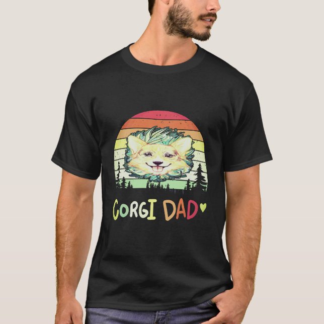 T-shirt 1 Corgi Papa Corgi (Devant)