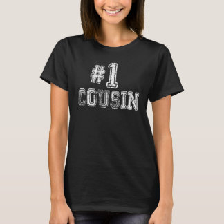T-shirt 1 Cousin Numéro Une Fierté d'Amour Famille