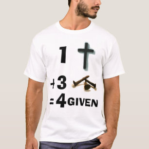 T-shirt 1 croix + 3 clous = 4given