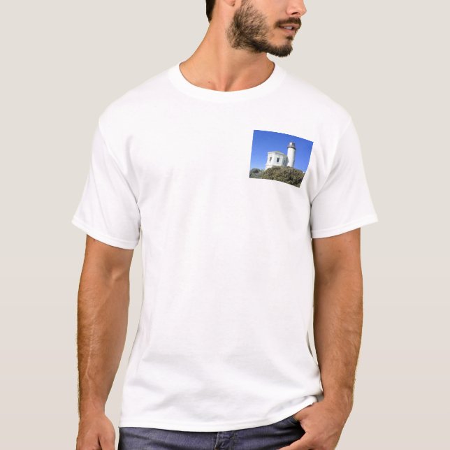 T-shirt #1 de phare de rivière de Coquille (Devant)