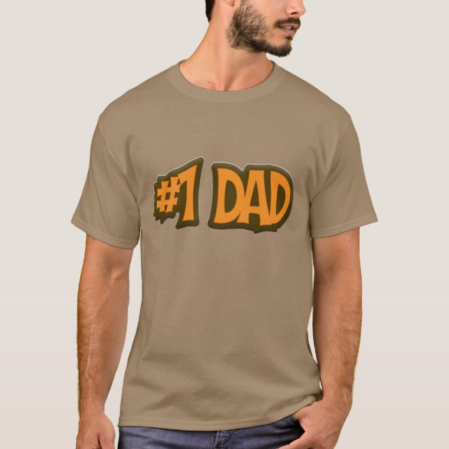 T-shirt #1 Design papa (Devant)