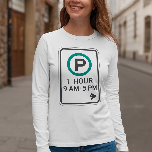 T-shirt 1 Heure De Parking Pour Zones De Parking Contrôlée (Créateur téléchargé)