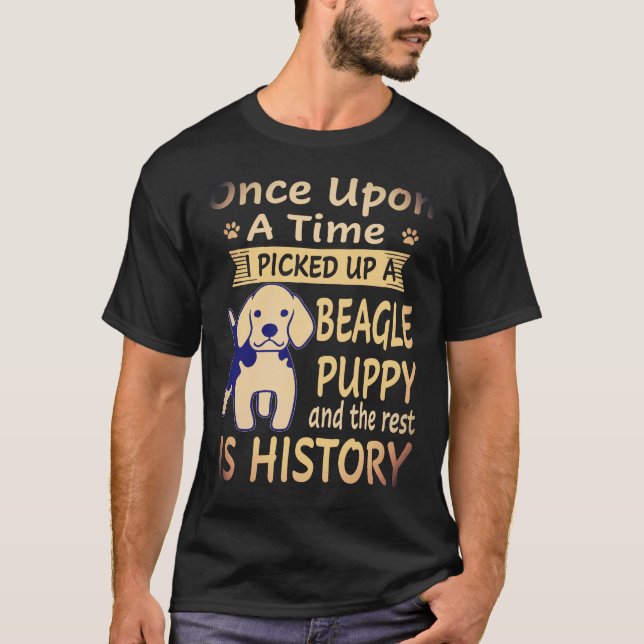 T-shirt 1 Il était une fois -  chiot Beagle Beagle (Devant)