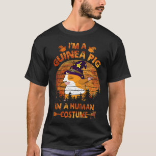 T-shirt 1 Je suis un cobaye dans un costume humain Cobaye 