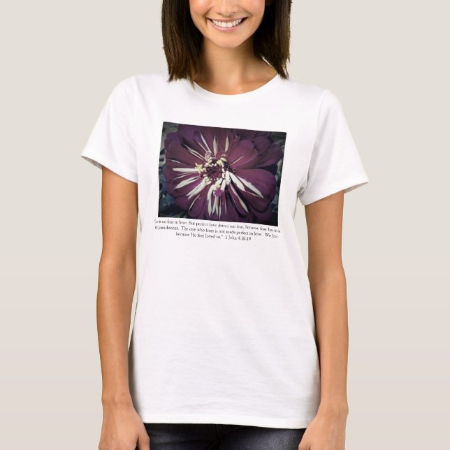T-shirt 1 Jean 4:18-19 (Devant)