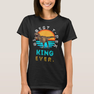 T-shirt 1 Meilleur Rex King jamais coucher de soleil Dinos