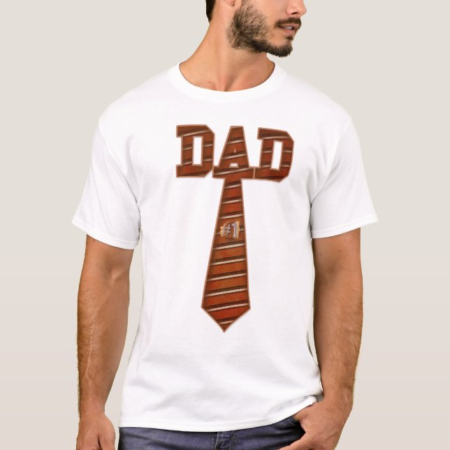 T-shirt #1 papa (Devant)