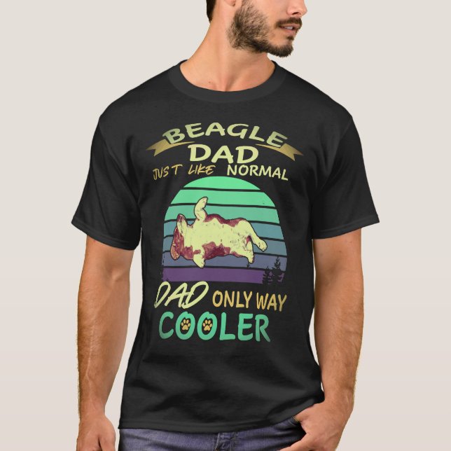 T-shirt 1 Papa - Beagle Papa glacière Beagle (Devant)