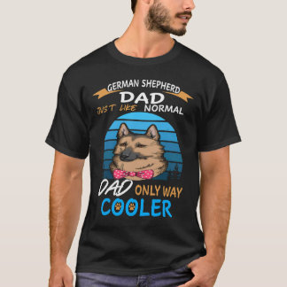 T-shirt 1 Papa Berger Allemand Comme Papa Normal Seulement