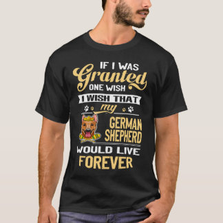 T-shirt 1 Si j'étais accordé un vœu je souhaite que mon al