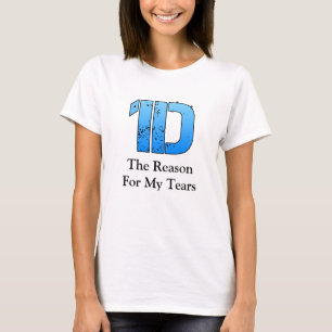 T-shirt 1D La raison de mes larmes