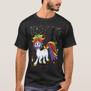 T-shirt 1e Anniversaire de parti 1 ans Unicorn Party 1e an