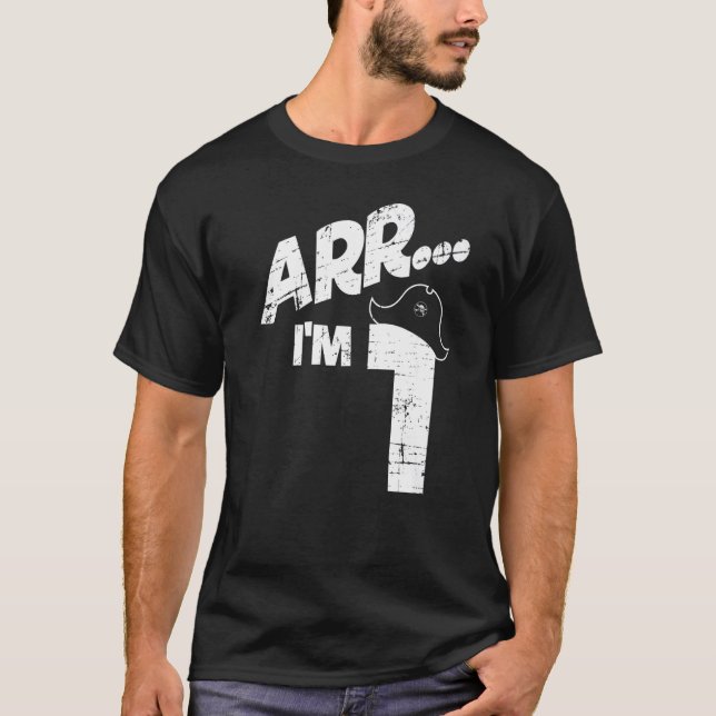 T-shirt 1er anniversaire garçon ou fille Arr I´m 1 an Pira (Devant)