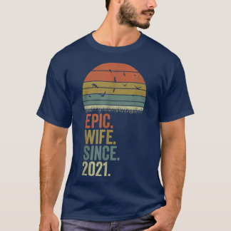 T-shirt 1er anniversaire Mariage femmes, femme épopée depu