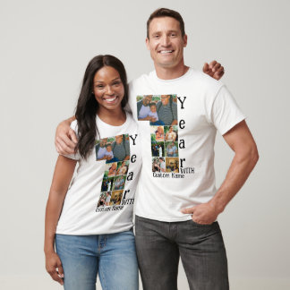 T-shirt 1er anniversaire mariage personnalisé 7 photo coll