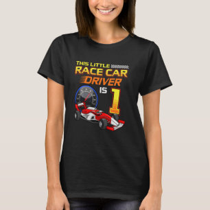 T-shirt 1er Anniversaire Race Conducteur 1 An Racing Old T