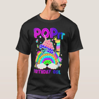T-shirt 1er anniversaire Unicorn Fidget Pop It Anniversair