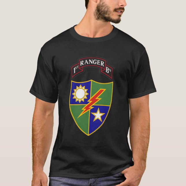 T-shirt 1Er Bataillon 75Ème Régit Des Rangers (Devant)