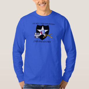 T-SHIRT 1ER BN 17E INFANTERIE 2E DIVISION D'INFANTERIE CHI