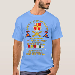 T-shirt 1er Bn 81e Artillerie Pershing NewUlm Allemagne w