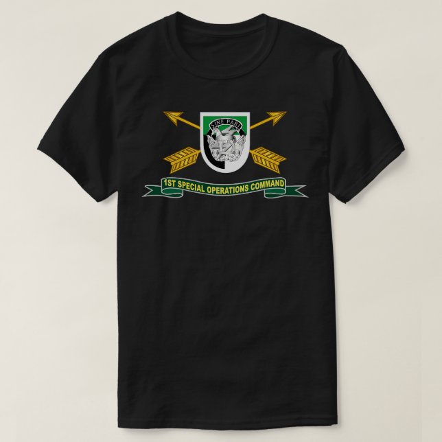 T-shirt 1er commandement des opérations spéciales SOCOM Fl (Design devant)