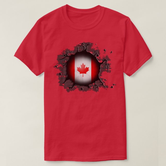 T-shirt 1er juillet Fête du Canada (Design devant)