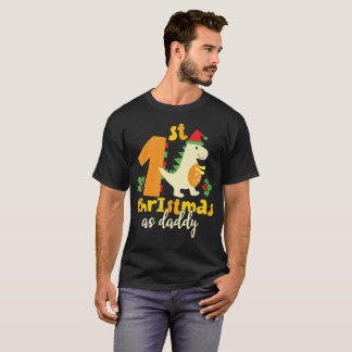 T-shirt 1er Noël Comme Papa Noël Mel Dinosaur