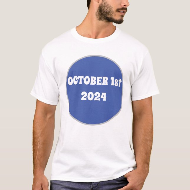 T-shirt 1er octobre 2024 (Devant)