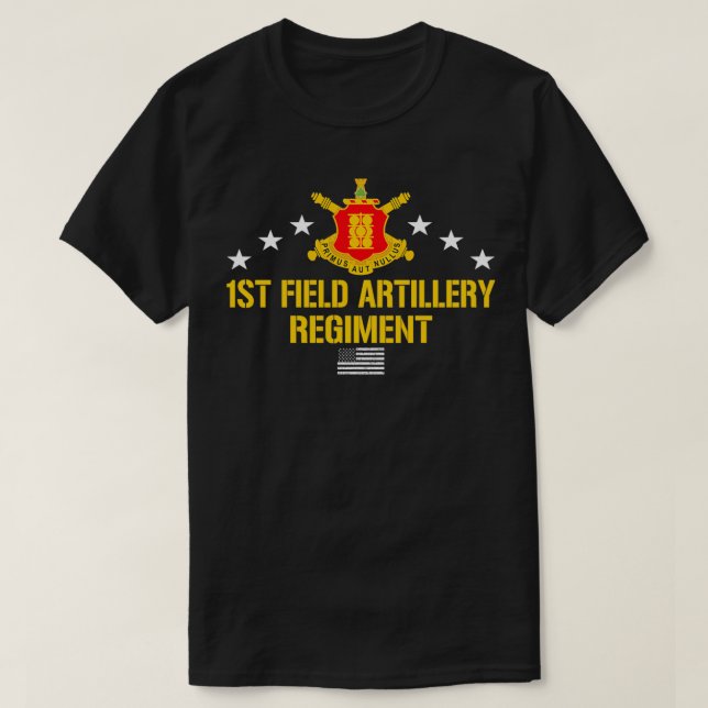 T-shirt 1er Régiment d'artillerie de campagne (Design devant)