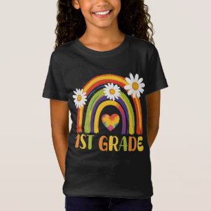 T-Shirt 1ère année Arc-en-ciel Retour à l'école enseignant