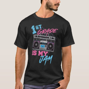 T-shirt 1ère année est ma confiture Vintage 80s Boombox En
