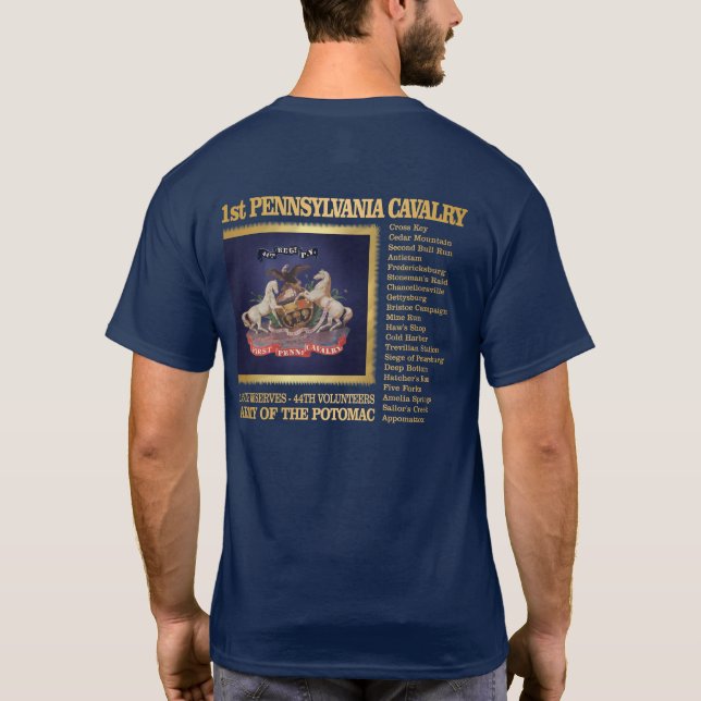 T-shirt 1ère Cavalerie de Pennsylvanie (BH) (Dos)