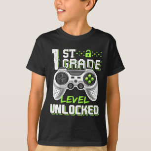 T-shirt 1ère classe Jeu déverrouillé Premier jour de l'éco