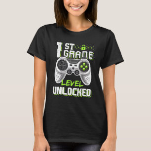 T-shirt 1ère classe Jeu déverrouillé Premier jour de l'éco