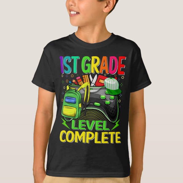 T-shirt 1ère classe Jeu vidéo complet (Devant)